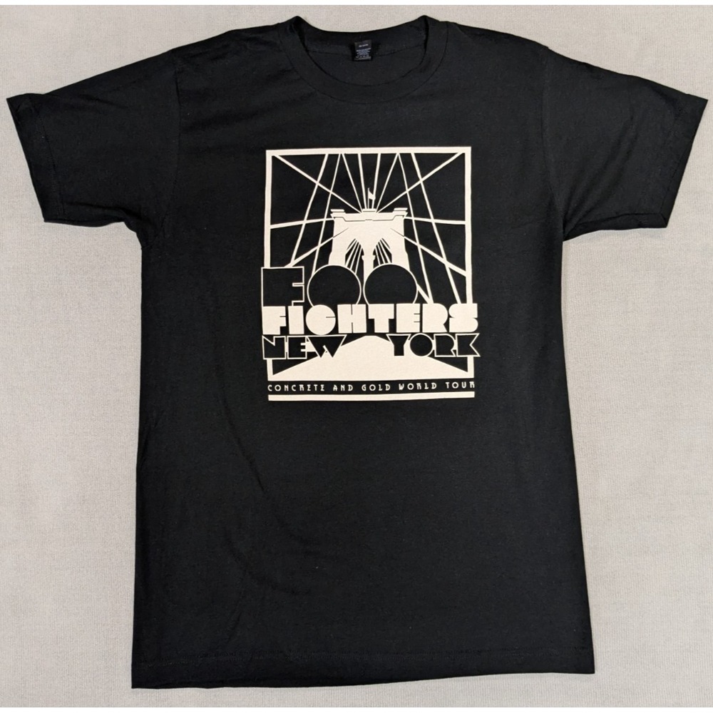 Foo Fighters Shirt Mens Medium Black Rock Band Concert Tee Alternative Grunge